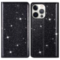 Miniatyrbillede 1 af 7: Glitter Pungetui iPhone 14 Pro Max Sort