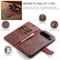 Miniatyrbild 7 av 10: DG.MING 2-in-1 Magnet Wallet Google Pixel 9 Pro XL Red