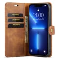 Miniatyrbild 2 av 10: DG.MING 2-in-1 Magnet Wallet iPhone 15 Pro Cognac
