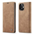 Miniatyrbillede 6 af 7: CaseMe Slim Pungetui iPhone 12/12 Pro Brun