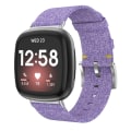 Miniatyrbillede 1 af 4: Canvasrem til Fitbit Versa 3/Sense Lilla