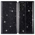 Miniatyrbillede 1 af 7: Glitter Pungetui Samsung Galaxy S22 Ultra Sort