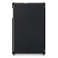 Miniatyrbild 4 av 7: Tri-Fold Stand Läderfodral Samsung Galaxy Tab A 2019 Svart
