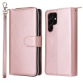 Miniatyrbild 1 av 7: Zipper Magnet Leather Wallet Samsung Galaxy S23 Ultra Roséguld