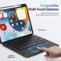 Miniatyrbillede 9 af 9: Dux Ducis Bluetooth-tastatur Etui iPad Air 10.9 4. generation (2020) Sort