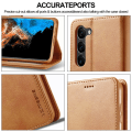 Miniatyrbillede 6 af 10: LC.IMEEKE Pungetui Samsung Galaxy S23 Plus Cognac