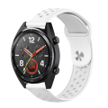 Miniatyrbillede 1 af 4: Sportarmbånd Huawei Watch GT/GT 2 46mm/GT 2 Pro Hvid