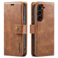 Miniatyrbillede 1 af 7: DG.MING 2-i-1 Magnet Pung Samsung Galaxy S23 Cognac