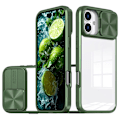 Miniatyrbillede 1 af 6: Edge Skal Kamerabeskyttelse iPhone 16 Grøn