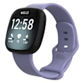 Pikkukuva 1 / 3: Fitbit Versa 4/Sense 2 -vaaleanliila silikoniranneke (L)