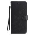 Pikkukuva 2 / 5: Perhoskuvioitu nahkakotelo iPhone 12 Minille, musta