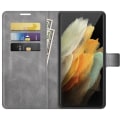 Miniatyrbild 2 av 6: Leather Wallet Samsung Galaxy S22 Ultra Grey