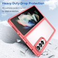 Pikkukuva 2 / 7: Edge Crystal Hybrid Case Samsung Galaxy Z Fold 4 Punainen