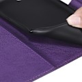 Pikkukuva 6 / 6: Magneettinen nahkainen lompakkokotelo iPhone 7/8/SE Lila