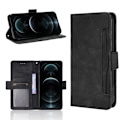 Miniatyrbillede 1 af 6: Multi Slot Pung Etui iPhone 13 Sort