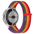 Miniatyrbild 2 av 4: Nylonarmband Google Pixel Watch 2 Regnbåge