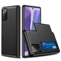 Miniatyrbillede 1 af 6: Skal med kortholder til Samsung Galaxy S20 FE Sort
