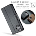 Miniatyrbillede 7 af 9: CaseMe Slim Pungetui RFID-beskyttelse iPhone 16 Plus Sort