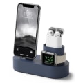 Miniatyrbillede 1 af 4: 3 i 1 opladningsstation til Apple-enheder - Blå
