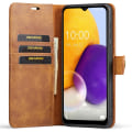 Miniatyrbild 4 av 8: DG.MING 2-in-1 Magnet Wallet Samsung Galaxy A13 Cognac