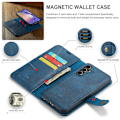 Miniatyrbild 6 av 9: DG.MING 2-in-1 Magnet Wallet Samsung Galaxy A54 Blue