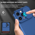 Miniatyrbillede 9 af 9: Kickstand Cover iPhone 14 Pro Max Kamerabeskyttelse Blå