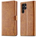 Miniatyrbillede 1 af 10: LC.IMEEKE Pungetui Samsung Galaxy S24 Ultra Cognac