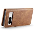 Miniatyrbillede 3 af 9: DG.MING 2-i-1 Magnet Pung Google Pixel 8 Cognac