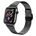 Miniatyrbillede 1 af 3: Milanese Mesh Apple Watch 42mm Sort