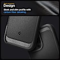 Miniatyrbild 7 av 9: Spigen iPhone 16 Pro Max Case Rugged Armor MagSafe Black