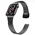 Miniatyrbillede 2 af 3: Milanese Mesh Apple Watch 42mm Sort