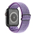 Miniatyrbild 2 av 3: Vävd Nylonarmband Apple Watch Series 10 46mm Lila