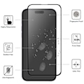 Miniatyrbillede 2 af 4: Hærdet glas skærmbeskytter til iPhone 16 Pro - Sort