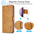 Miniatyrbillede 7 af 8: LC.IMEEKE Pungetui Samsung Galaxy S25 Plus Cognac