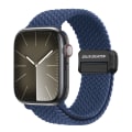 Pikkukuva 1 / 9: Dux Ducis elastisk nylonvävd rem Apple Watch 42/44/45 mm blå