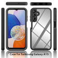 Pikkukuva 2 / 4: 360 täyden suojan kotelo Samsung Galaxy A15 musta