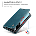 Miniatyrbillede 6 af 8: CaseMe Slim Pungetui iPhone 15 Pro Max Blå