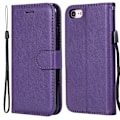 Pikkukuva 1 / 6: Magneettinen nahkainen lompakkokotelo iPhone 7/8/SE Lila