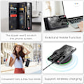 Pikkukuva 7 / 10: CaseMe Multi-Slot 2-in-1 Lompakko Kotelo Galaxy S25 Plus Musta