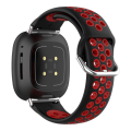 Pikkukuva 2 / 5: Fitbit Versa 4/Sense 2 urheiluranneke Musta/Punainen