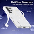 Pikkukuva 4 / 10: Glitter MagSafe Kotelo Samsung Galaxy S25 Ultra Läpinäkyvä