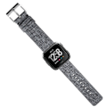 Miniatyrbillede 2 af 7: Canvasrem til Fitbit Versa/Versa 2 Grå