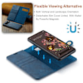 Miniatyrbild 7 av 8: DG.MING 2-in-1 Magnet Wallet Google Pixel 7 Blue