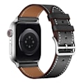 Miniatyrbillede 1 af 4: Imak Læderarmbånd Apple Watch Series 10 46mm Sort