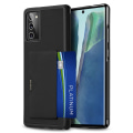 Miniatyrbillede 1 af 8: Dux Ducis PoCard Kortlomme Etui Galaxy Note 20 Sort
