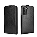 Miniatyrbillede 3 af 3: Flip Cover Læder Samsung Galaxy S21 Sort