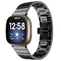 Pikkukuva 1 / 4: Fitbit Versa 4/Sense 2 musta teräsranneke
