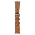Miniatyrbillede 4 af 4: Imak Læderrem Apple Watch 42/44/45/49 mm Brun