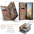 Pikkukuva 5 / 10: CaseMe Multi-Slot 2-in-1 Lompakko Kotelo Galaxy S25 Ruskea