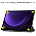 Miniatyrbild 4 av 9: Samsung Galaxy Tab S9 FE Fodral Tri-fold Grå